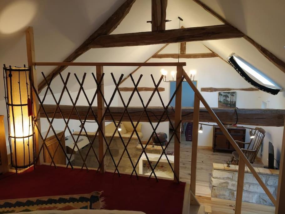 Superbe Appartement Dans Charmant Corps De Ferme Acheres-la-Foret Extérieur photo