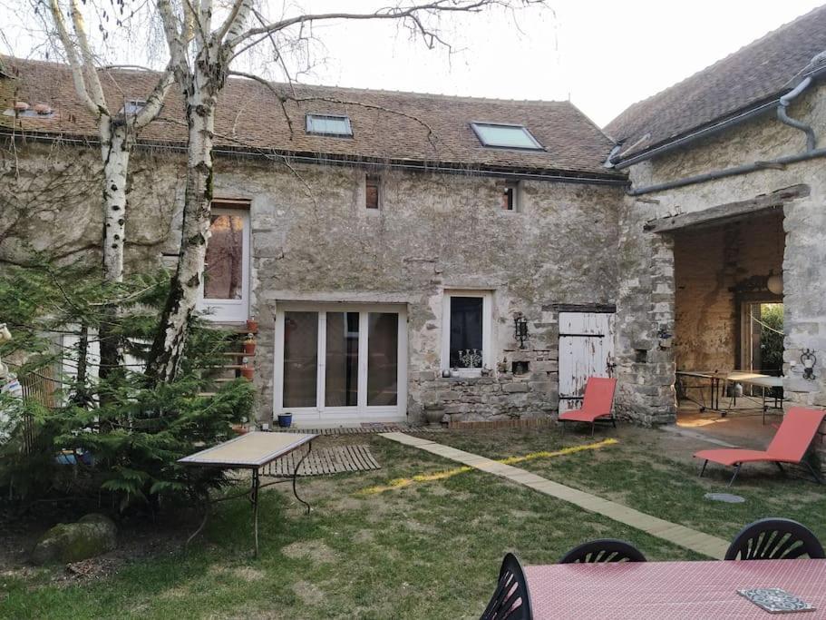Superbe Appartement Dans Charmant Corps De Ferme Acheres-la-Foret Extérieur photo